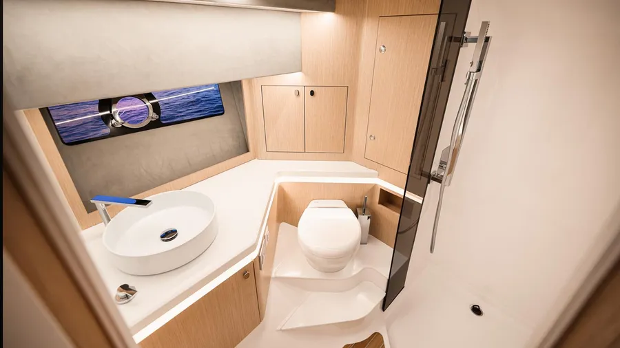 Yacht bathroom